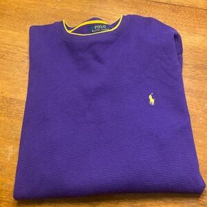 Polo by Ralph Lauren Men's Laker Purple Thermal XL